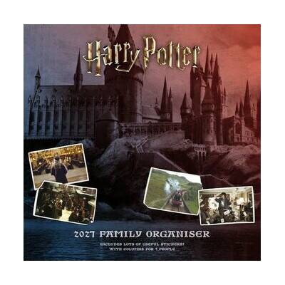 Oficiální nástěnný plánovací Harry Potter se samolepkami SQ 30,5 x 30,5|61 cm 2027