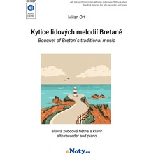 Kytice lidových melodií Bretaňě / altová zobcová flétna a klavír