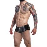 Cut4Men Booty Shorts Black Leatherette L