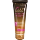 Rimmel Sun Shimmer Instant Tan + Gradual Glow Smývatelný samoopalovací gel s trvalým opalujícím účinkem 125 ml Light Matte