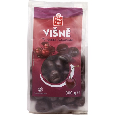 Fine Life višně v hořké čokoládě, 300 g