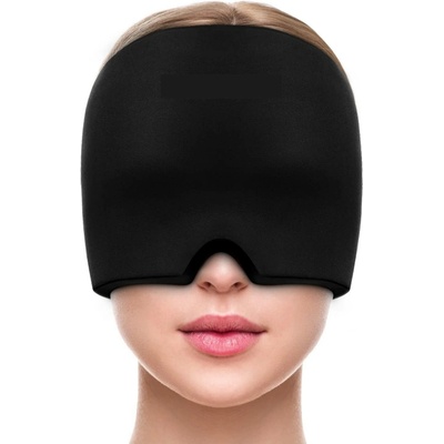 Uvtech Migraine-1 Chladivá gélová maska na tvár Černá