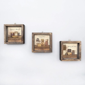 Wallity Картини в комплект от 3 бр. 15x15 cm - Wallity (836EVL4622)