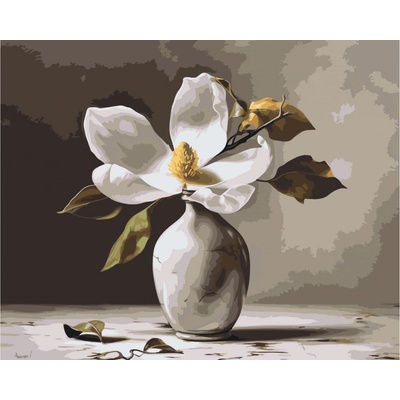 MALUJEŠ Malování podle čísel ROZTOMILÁ MAGNOLIE I Rozměr 30 x 40 cm Rámování vypnuté plátno na rám