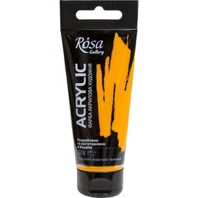 Rosa Gallery АКРИЛНА боя Cadmium Yellow Deep (618) 60 ml 1 бр (3241618)