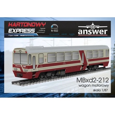 Answer Papierový model - Motorový voz MBxd2-212
