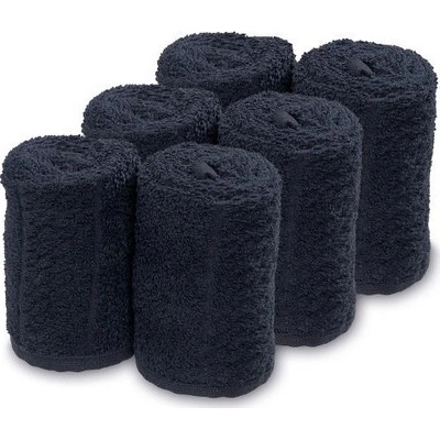 Sibel Ručník Barburys 6 ks černý (3500262) 20 x 70 cm