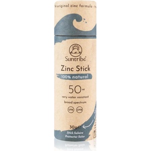Suntribe Sports Zinc Stick минерална защитна пръчица за чувствителни места SPF 50 Ocean Blue 30 гр