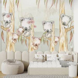 Art Gift Decor Тапет за детска стая - Бебета коали
