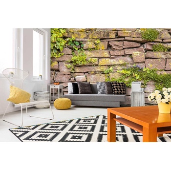 DIMEX ART Самозалепваща се флизелинова фототапета стара тухлена стена 375 x 250 см