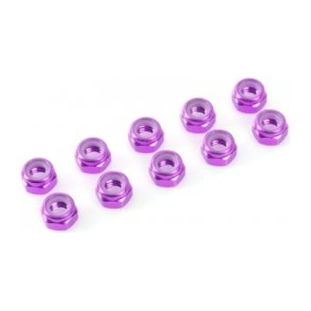 Revtec Самозаключваща се гайка m2 алуминий лилава (10)