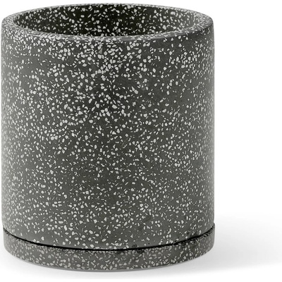 Bonami Комплект от 2 тъмносиви саксии, ø 26 cm Terrazzo - Bonami Selection (TU45650-SET)