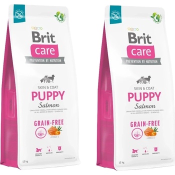 Brit Care Dog Grain-free Puppy Salmon 2 x 12 kg