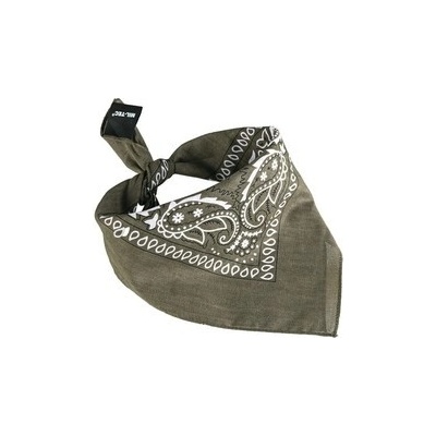 Šátek bandana western olivový