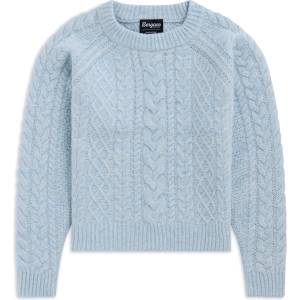 Bergans of Norway Дамски вълнен пуловер Bergans Women's Lofoten Knitted Wool Jumper Wool jumper - Light Dusty Blue (105-7690-0213)