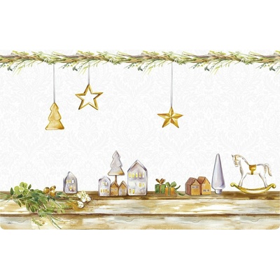 IHR prestieranie Bright shine gold 29x43cm