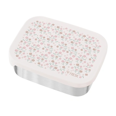 Fresk : Кутия за храна със силиконов капак - Garden flowers (FR-FD600-75)