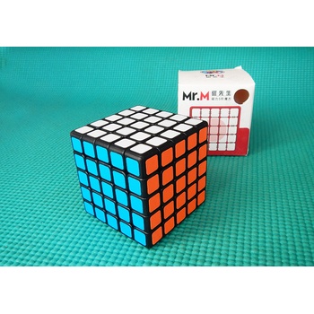 Rubikova kostka 5 x 5 x 5 ShengShou Mr. M Magnetic černá