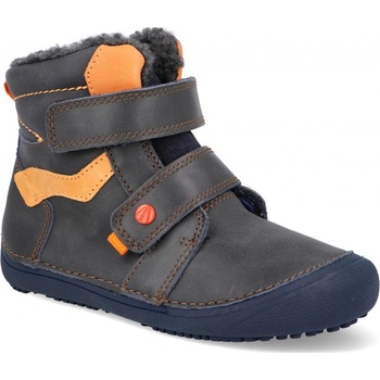 D.D.Step Barefoot zimní obuv W063-374M Royal blue