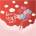 GoDan Салфетки - Love Is In The Air, червени, 33 х 33 см 20 бр