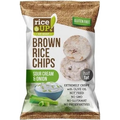 Rice Up Ryžové chipsy smotana s cibuľou 60 g