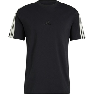 adidas Мъжка тениска adidas Adidas Kit 3-Stripes Regular T-Shirt - Black / Off White (217-0472-0113)