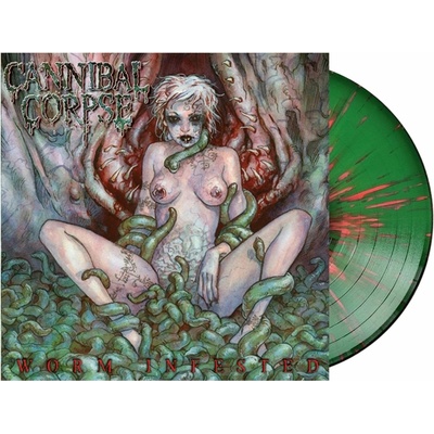 Cannibal Corpse - Worm Infested / Green,Red Splatter / Vinyl LP