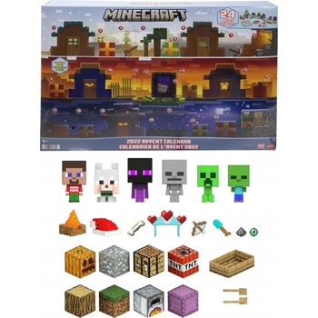 Northix Minecraft Mini Mobheads Adventní kalendář 2022