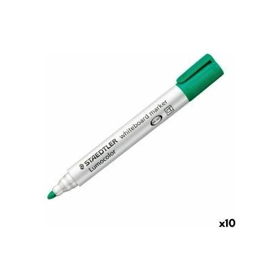 STAEDTLER Маркер за Бяла Дъска Staedtler Lumocolor Бяла дъска 8 Части Зелен (10 броя)