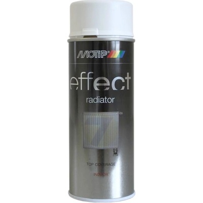 MoTip DECO Effect - Farba na radiátor - biely mat - 400 ml