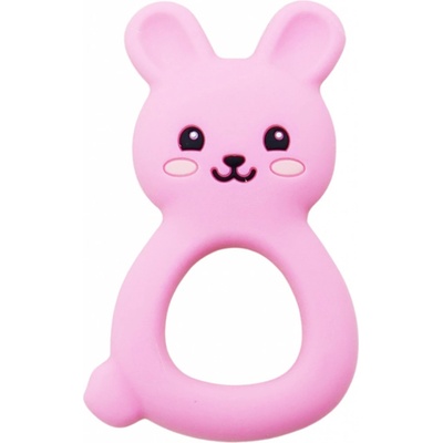 Martons hryzátko z potravinárského silikónu BUNNY pink