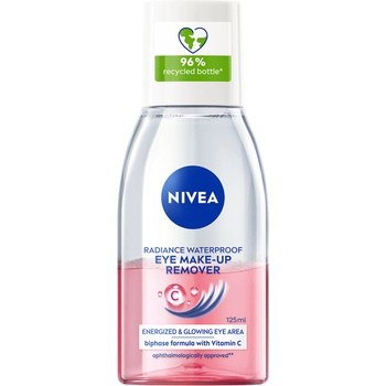 Nivea Двуфазен лосион за премахване на водоустойчив грим, с витамин С, 125 ml