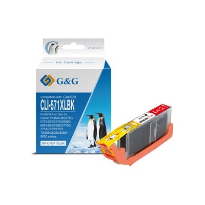 G&G Canon CLI-571XL BK - kompatibilný