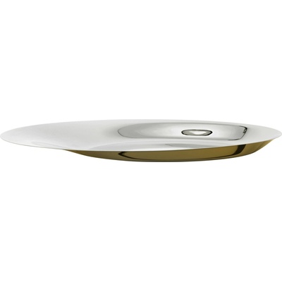 Stelton podnos Norman Foster strieborná / zlatá nerezová oceľ 46 cm