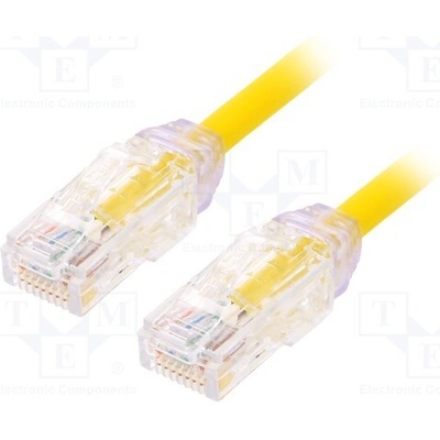 Panduit UTP28X0.5MYL Patch U/UTP Cat 6a RJ45 vidlice z obou stran drát Cu