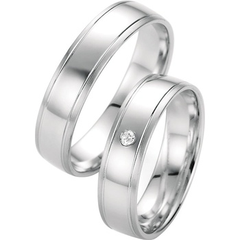 SP-10350 Snubní prsteny s diamantem