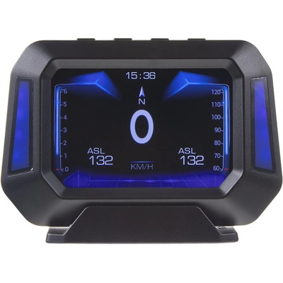 Palubní DISPLEJ 3,2" LCD, GPS měřič rychlosti s vestavěným víceosým gyroskopem