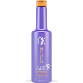 GK Hair Silver Bombshell Шампоан за коса за неутрализиране на жълтите тонове 280 ml