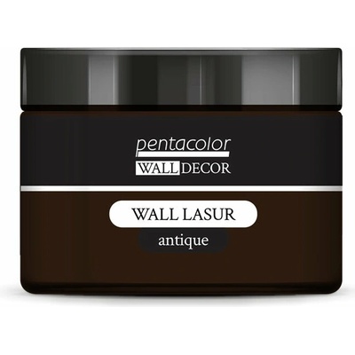 Pentart Wall Decor lazúra s antickým efektom 150 ml Umbra