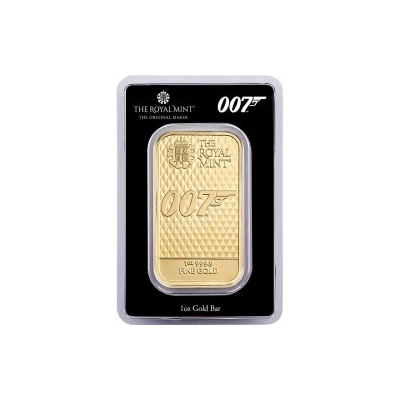 The Royal Mint James Bond 007 Diamonds Are Forever zlatý slitek 1 oz