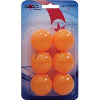 SCHILDKROT Топчета за тенис на маса MAGIC-SPORTS TT-Ball, оранжеви, 6бр