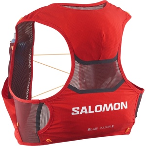 Salomon Раница за трейл бягане Salomon S/Lab Pulsar 3 Trail running backpack - Fiery Red / Andorra / Orange Pop (502-9543-0214)