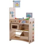 HABA Creative Play 3в1 Дървена кухня, магазин и работилница (2011830001)