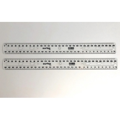 Surtep 1746 Standart pravítko s tvary čiré 30 cm