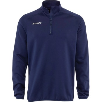 CCM Locker Room Fleece Crew YTH Navy L YTH