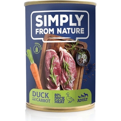 Simply From Nature Adult Kachní s mrkví 400 g