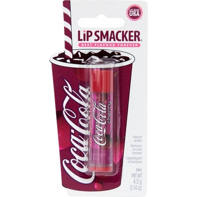 Lip Smacker Coca Cola štýlový balzam na pery v tégliku príchuť Cherry 7,4 g