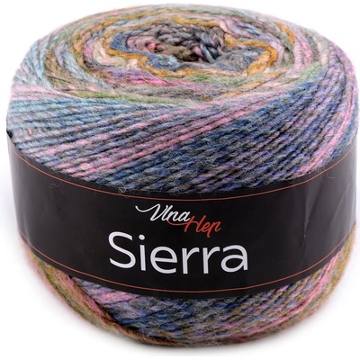 Pletací příze Sierra 150 g Varianta: 5 (7208) modrá světlá růžová, Balení: 1 ks 50242/123002/233610