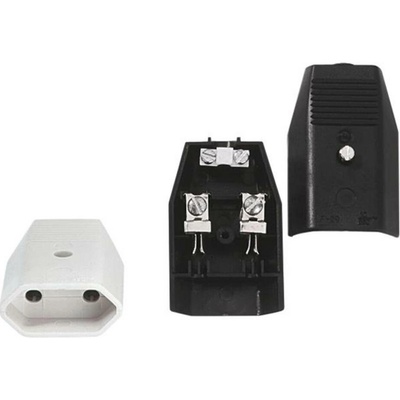 Bachmann 900.012 Euro prepojka plast 250 V čierna IP20