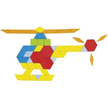 Goki Skladačka Puzzle Geometrické Tvary